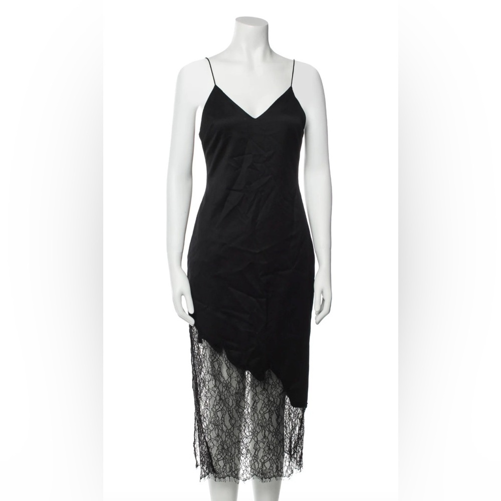 Alice + Olivia v-neck midi length dress